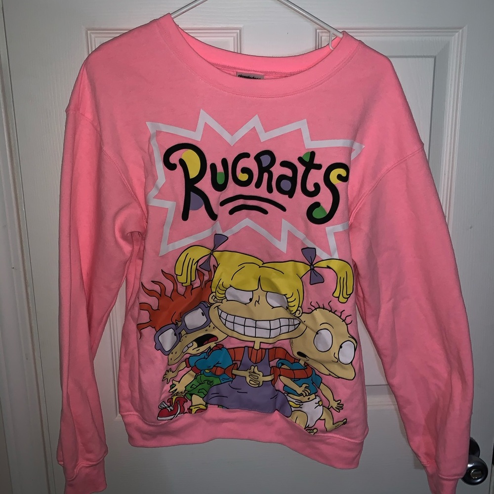 Bright Pink Rugrats Sweatshirt
